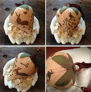 From Me to Thee Strawberry Pinkeep by Scattered Seed Samplers Scattered Seed Samplers