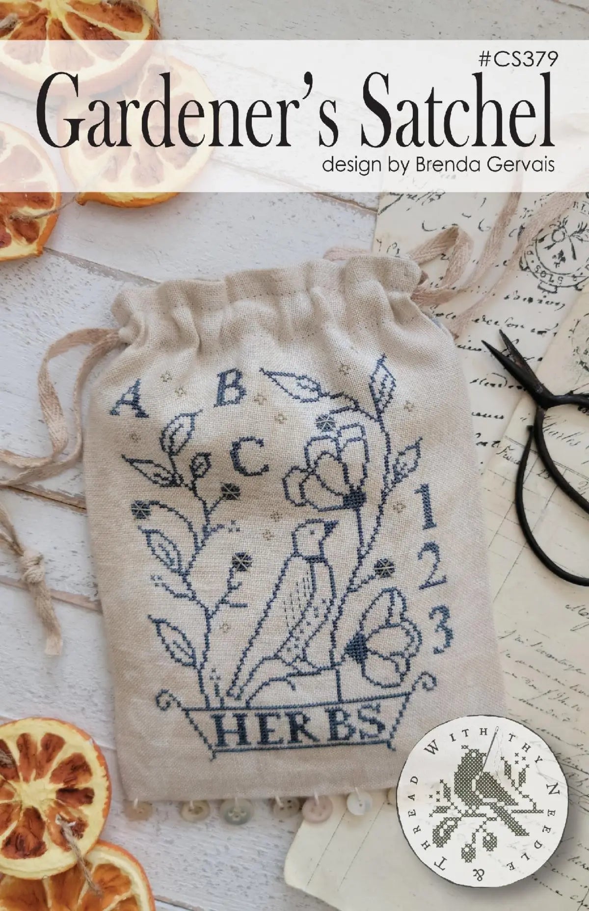 Gardener's Satchel by With Thy Needle & Thread With Thy Needle & Thread