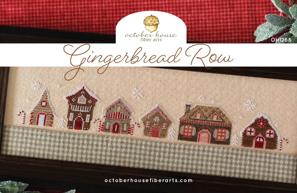 Gingerbread Row by October House October House