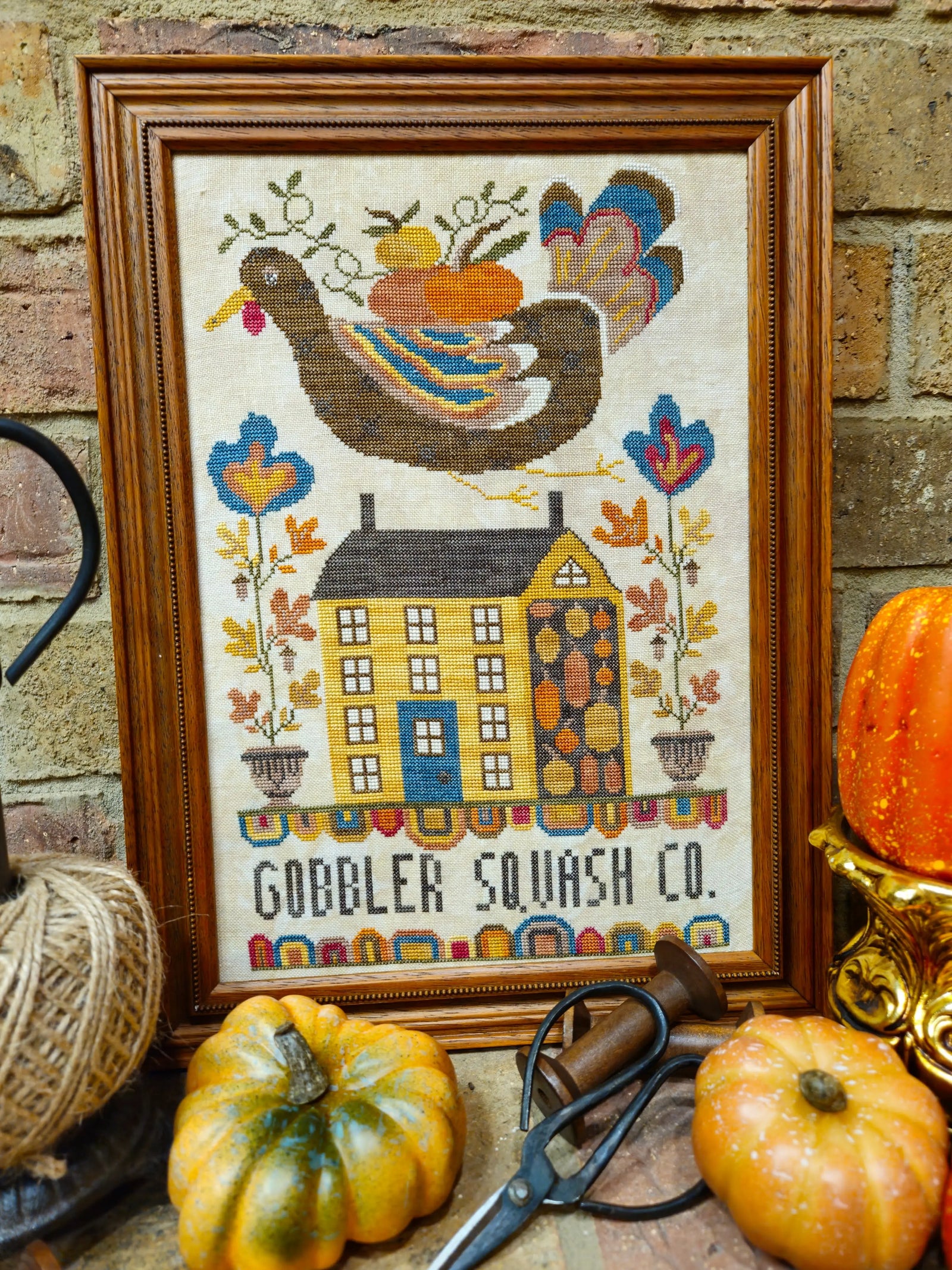 Gobbler Squash Co by Quaint Rose Needlearts (Pre-order) Quaint Rose Needlearts