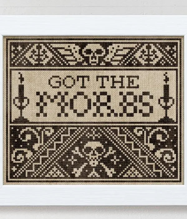 Got the Morbs by Modern Folk Embroidery Modern Folk Embroidery