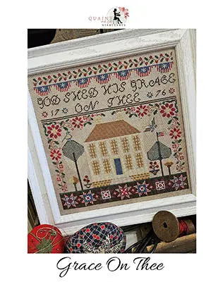 Grace on Thee by Quaint Rose Needlearts Quaint Rose Needlearts