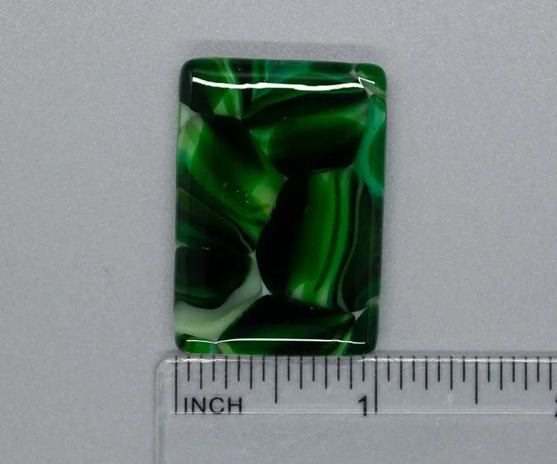 Green Marbley NeedleMinder by Beau Verre Art Beau Verre Art