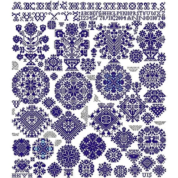 HKVH 1807 by Historische Stickmuster Historische Stickmuster