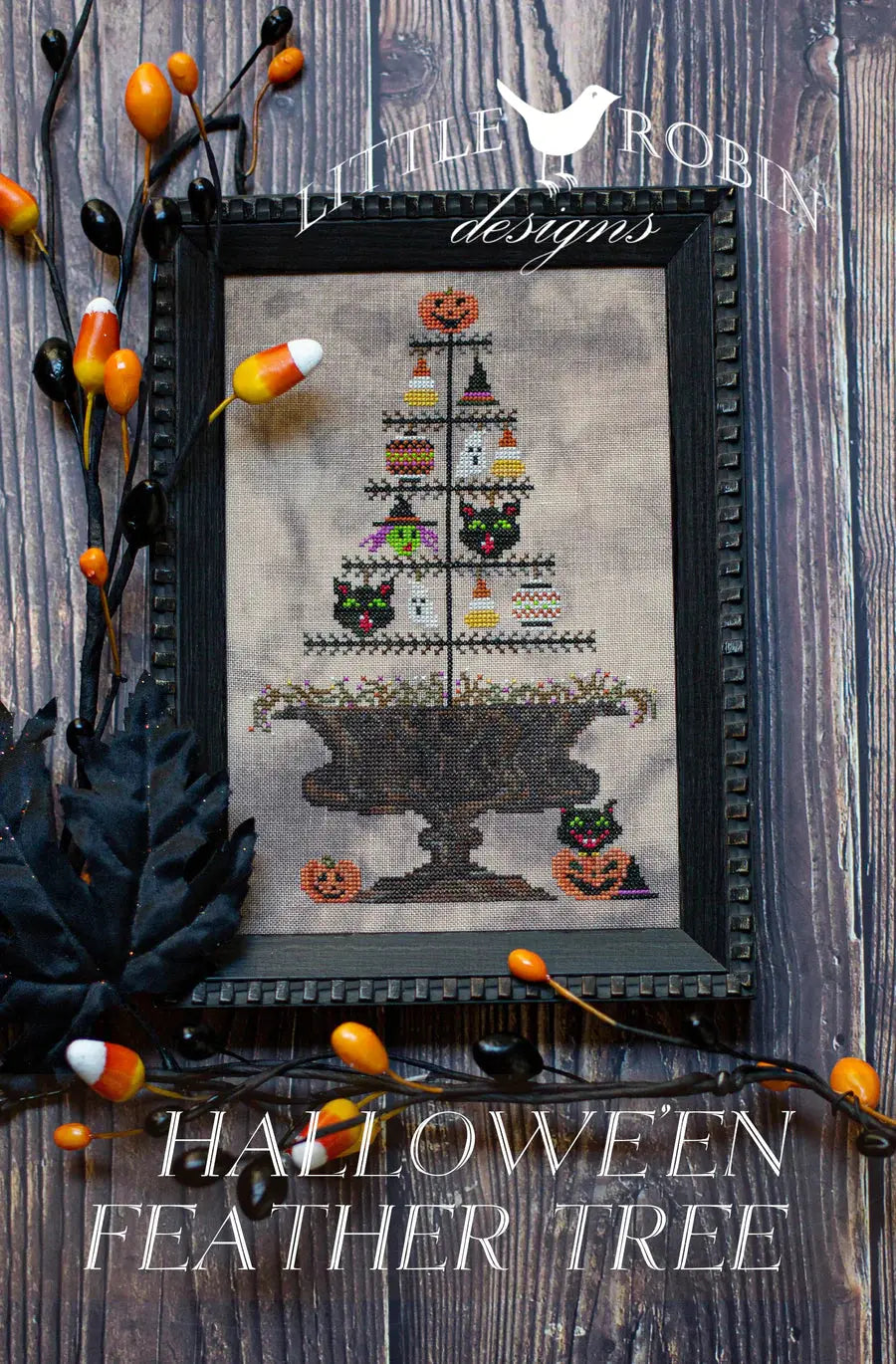 Halloween Feather Tree by Little Robin Designs Little Robin Designs