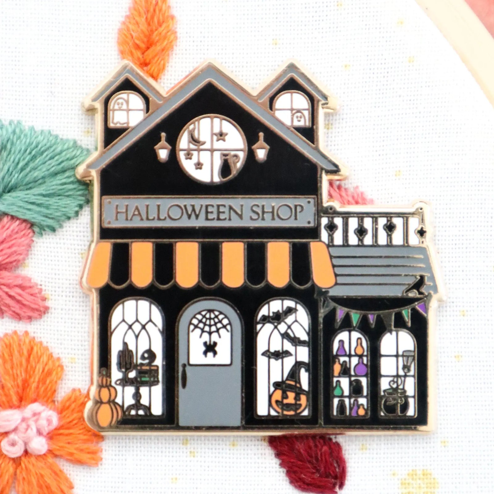 Halloween Shop Needle Minder by Flamingo Toes Flamingo Toes
