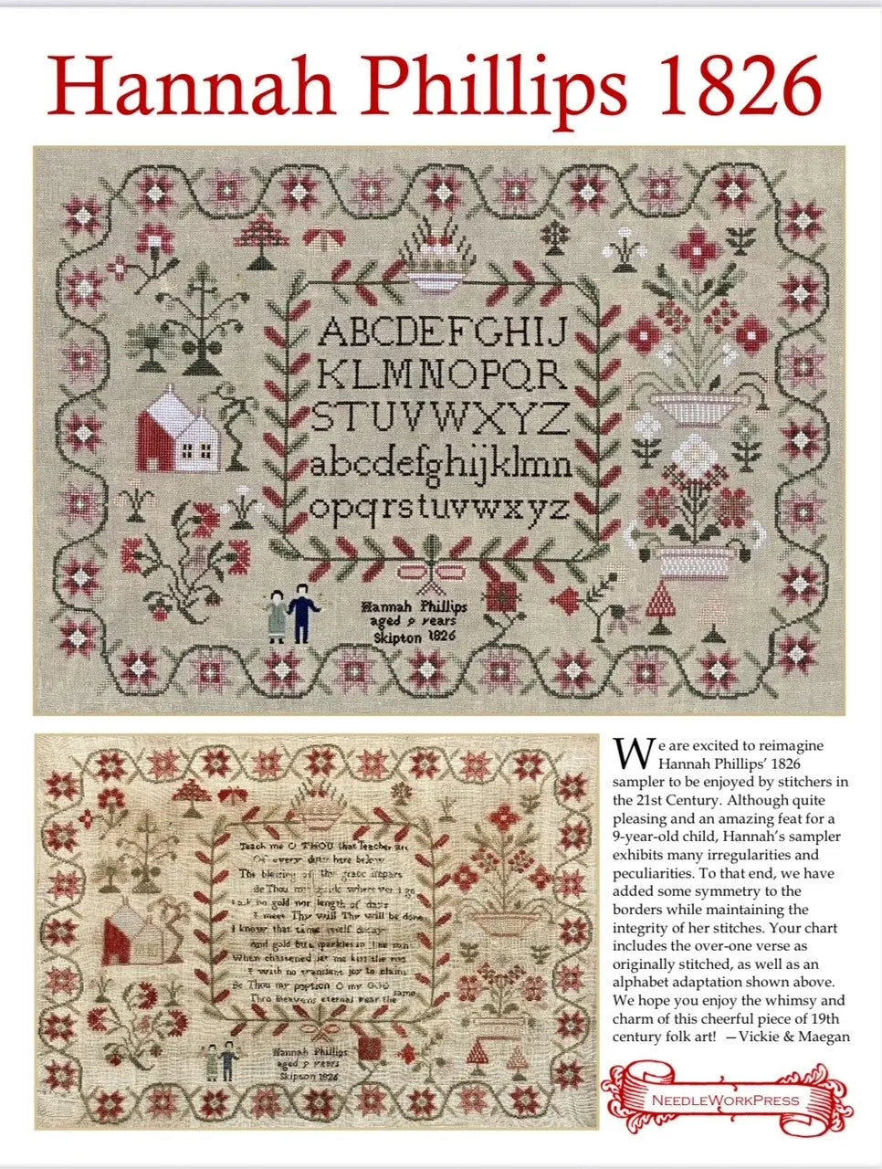 Hannah Phillips by Needlework Press (Pre-order) Needlework Press