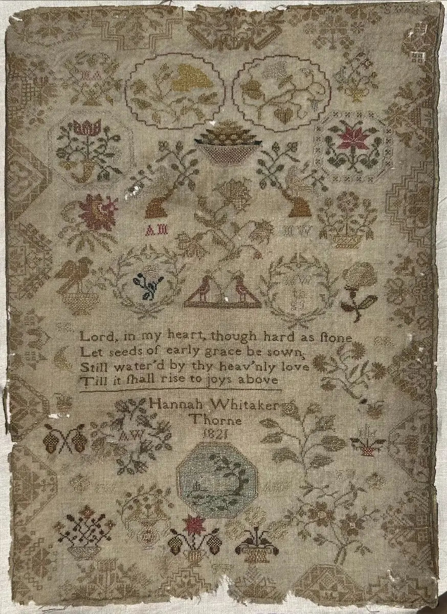 Hannahページ Hannah Whitaker, Thorne 1821 by Cross Stitch Antiques - Colorado