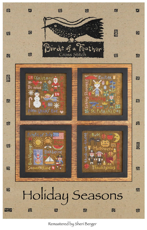 Birds of a Father  “Winter Holiday” Holiday Seasons by Birds of a Feather - Colorado Cross Stitcher