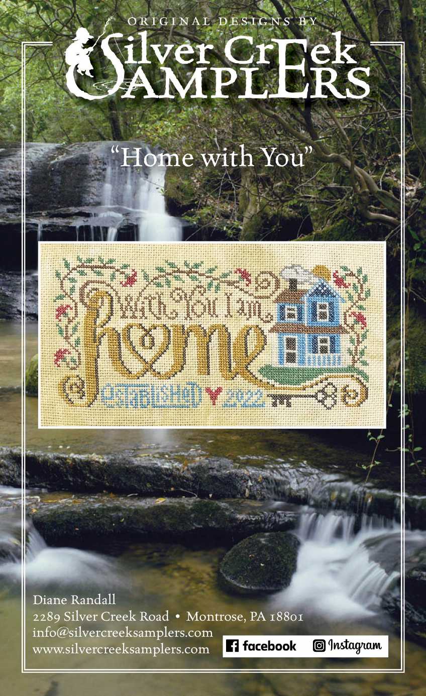 Home with You by Silver Creek Samplers (pre-order) Silver Creek Samplers