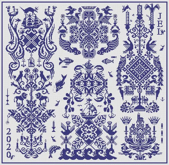 Jack Be Nimble by Long Dog Samplers Long Dog Samplers