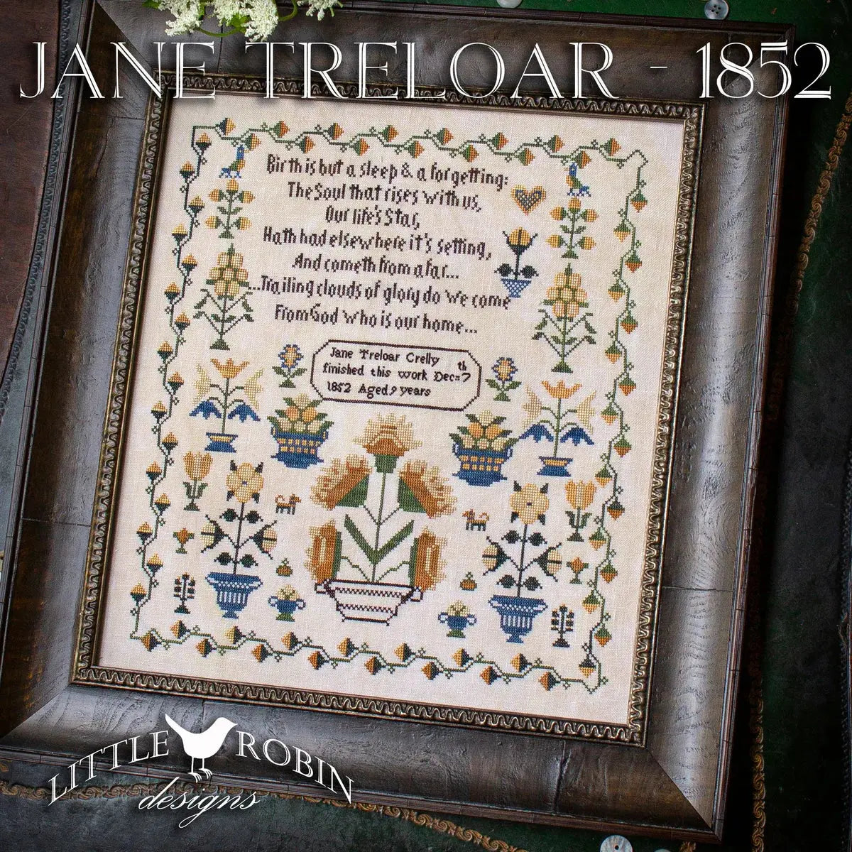 Jane Treloar 1852 by Little Robin Designs (pre-order) Colorado Cross Stitcher