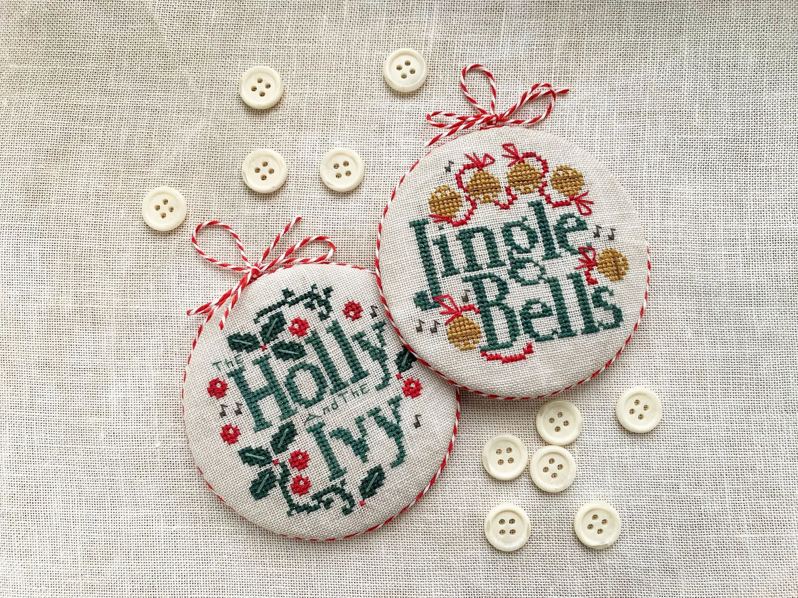Joyful Christmas Ornaments 2026 by Stitches by Ethel (Pre-order) Stitches by Ethel