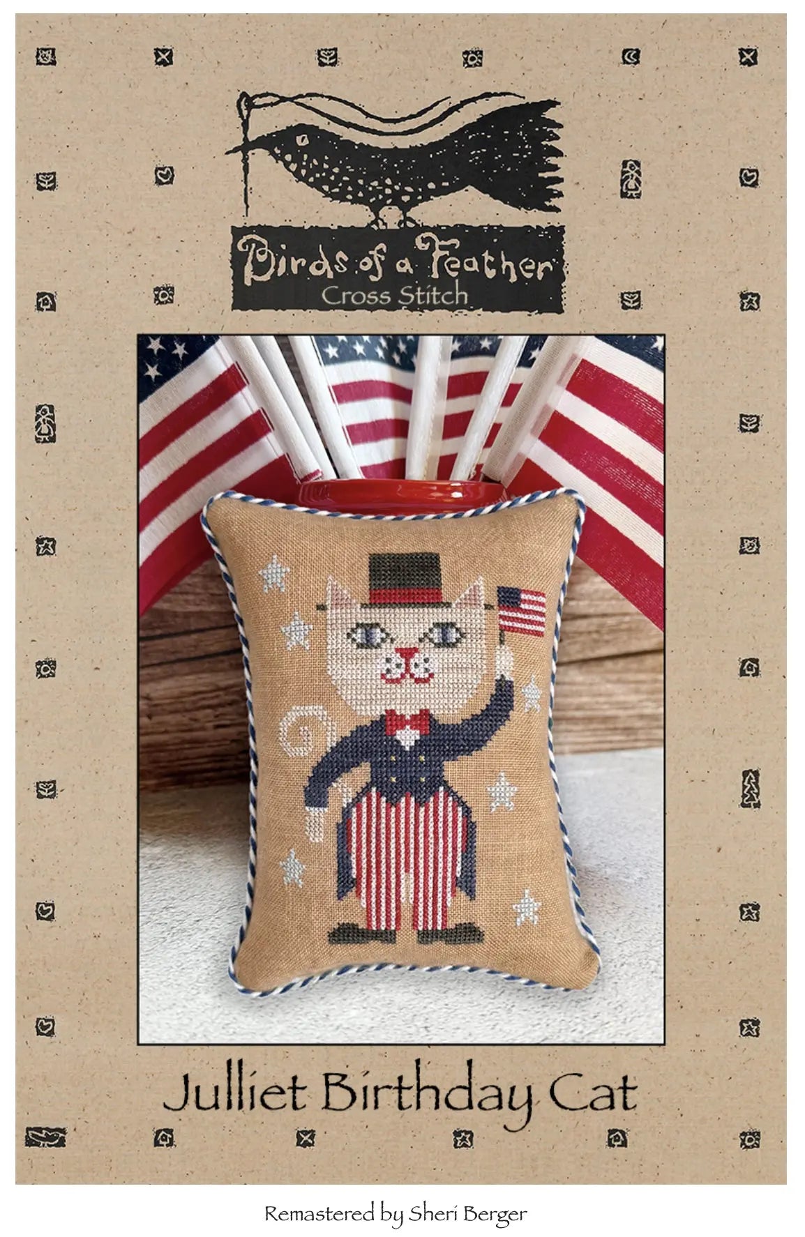 Juillet Birthday Cat by Birds of a Feather Birds of a Feather