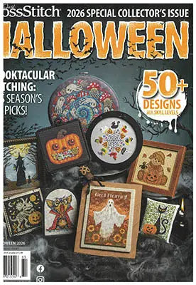 Just CrossStitch Halloween 2026 Special Collector's Issue Just CrossStitch