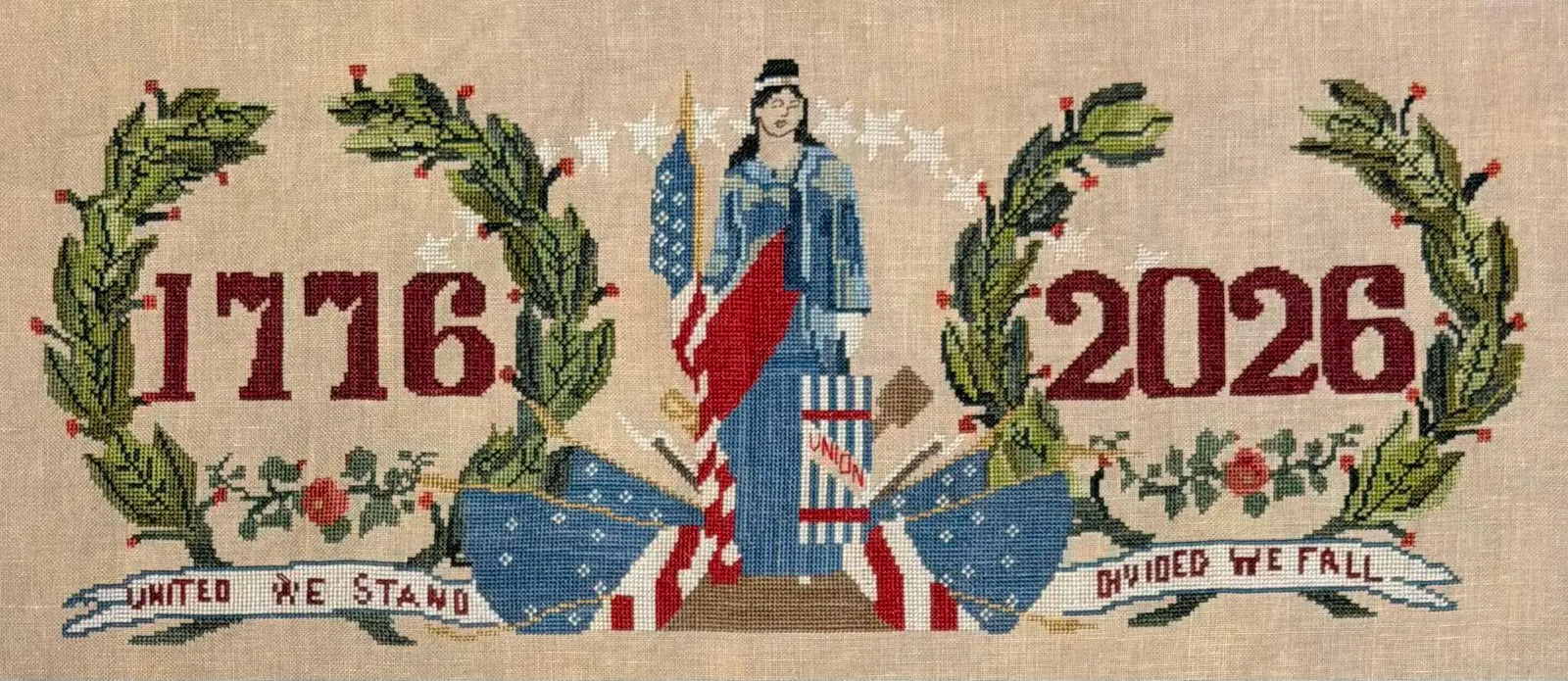 Lady Liberty by NeedleWork Press (A Homespun Exclusive) NeedleWork Press