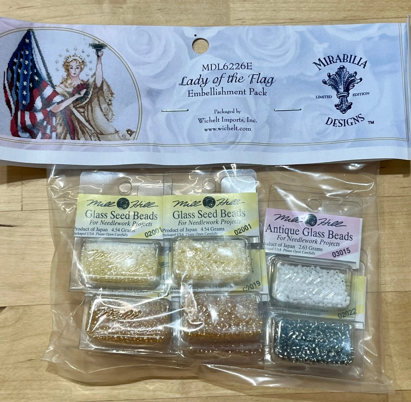 Lady of the Flag Bead Set Mirabilia