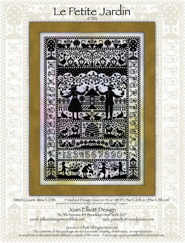 Le Petite Jardin by Joan Elliott Joan Elliott