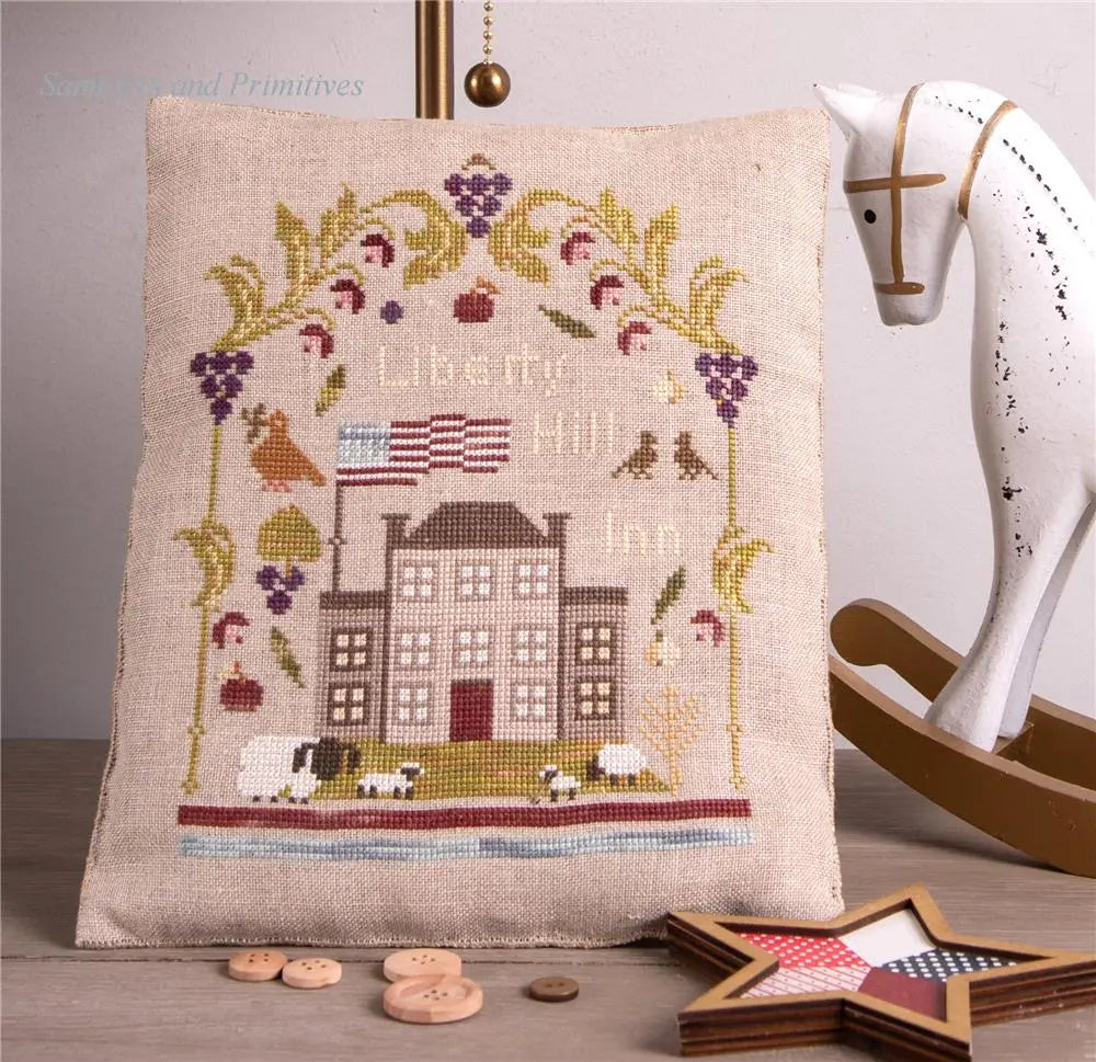 Liberty Hill Inn by Samplers and Primitives Samplers and Primitives