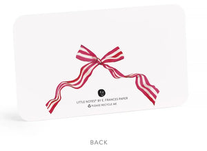 Little Notes - Striped Red Ribbon E. Frances