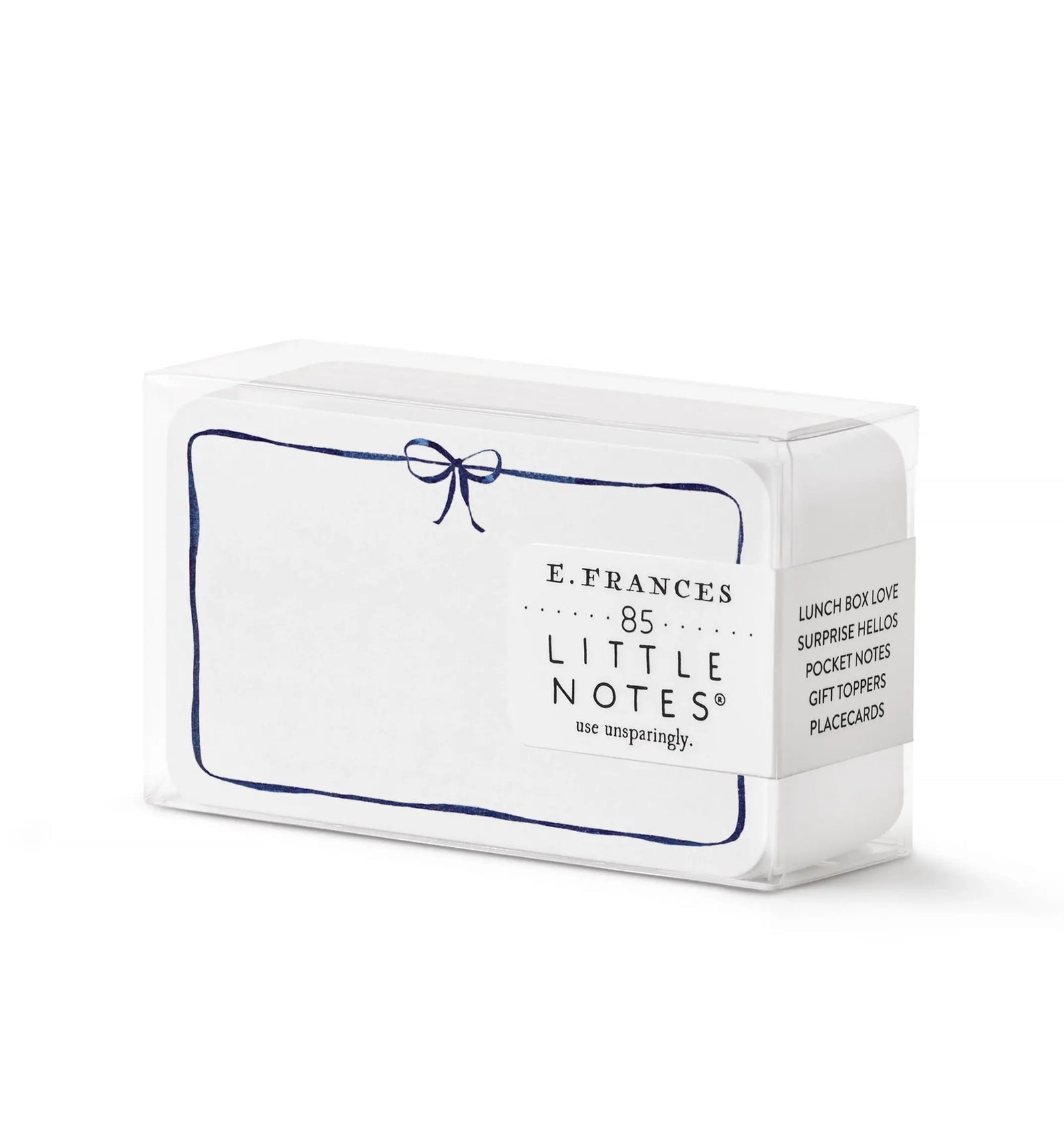 Little Notes - Tiny Blue Bow Outline E. Frances