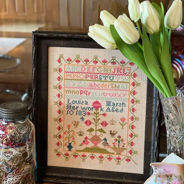 Louisa Marsh 1834 by Red Barn Samplers Red Barn Samplers