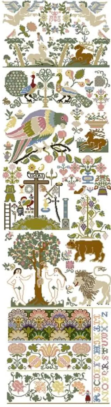 MRT 1743 by Historische Stickmuster Historische Stickmuster