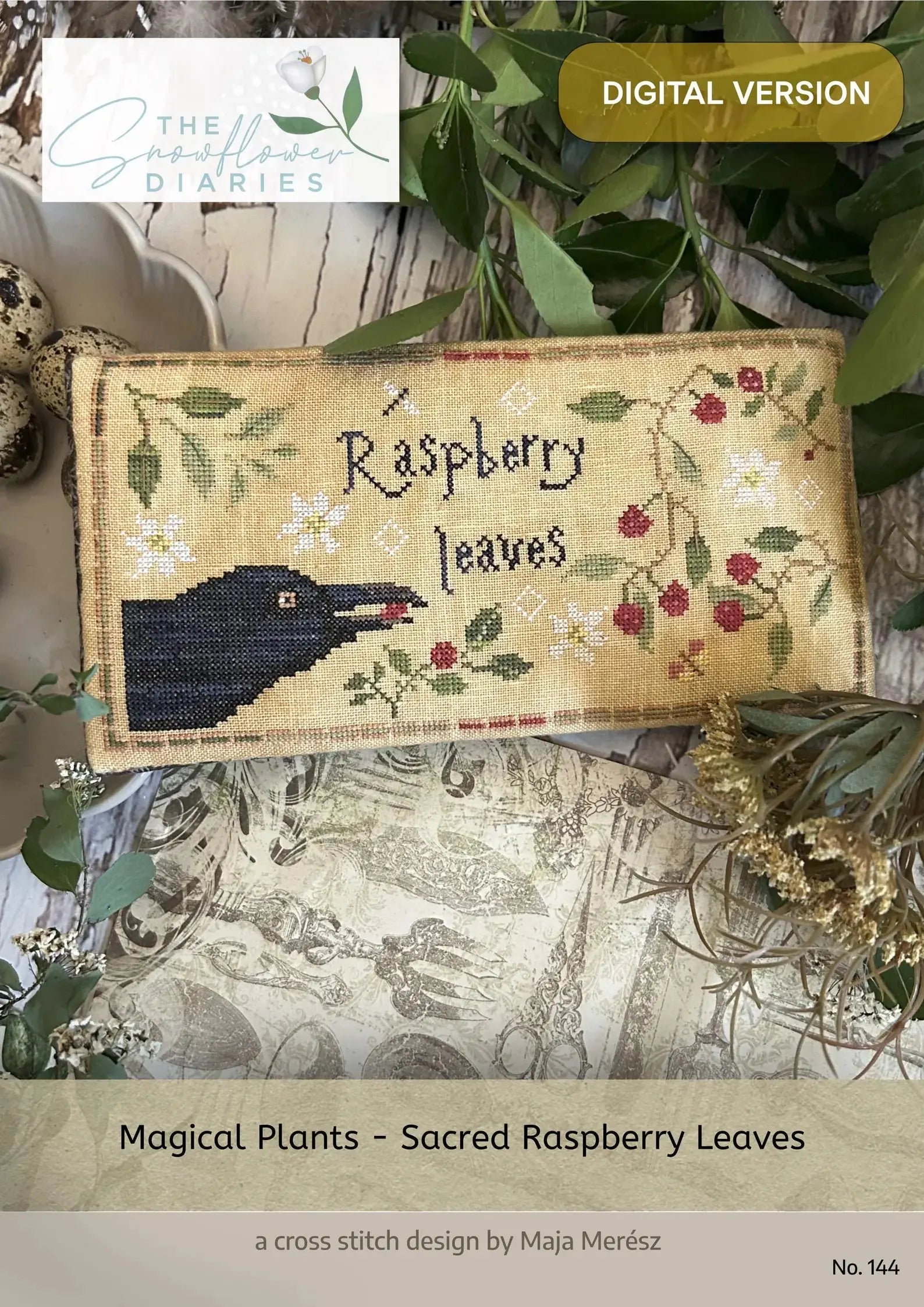 Magical Plants - Sacred Raspberry Leaves by The Snowflower Diaries The Snowflower Diaries