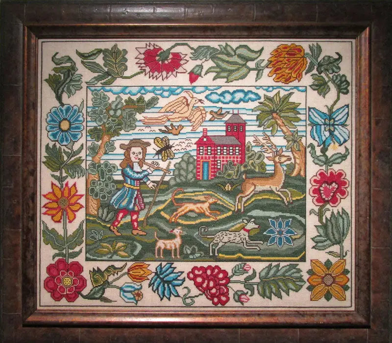 Man, Dogs and Deer by The Scarlet Letter The Scarlet Letter