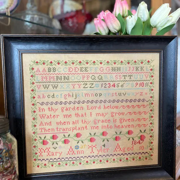 Mary Ann Tyler 1847 by Red Barn Samplers Red Barn Samplers