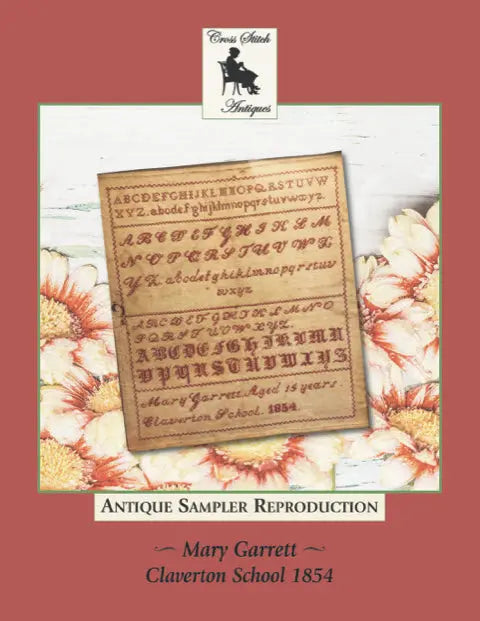 Mary Garrett, Claverton School 1854 by Cross Stitch Antiques (pre-order) Cross Stitch Antiques