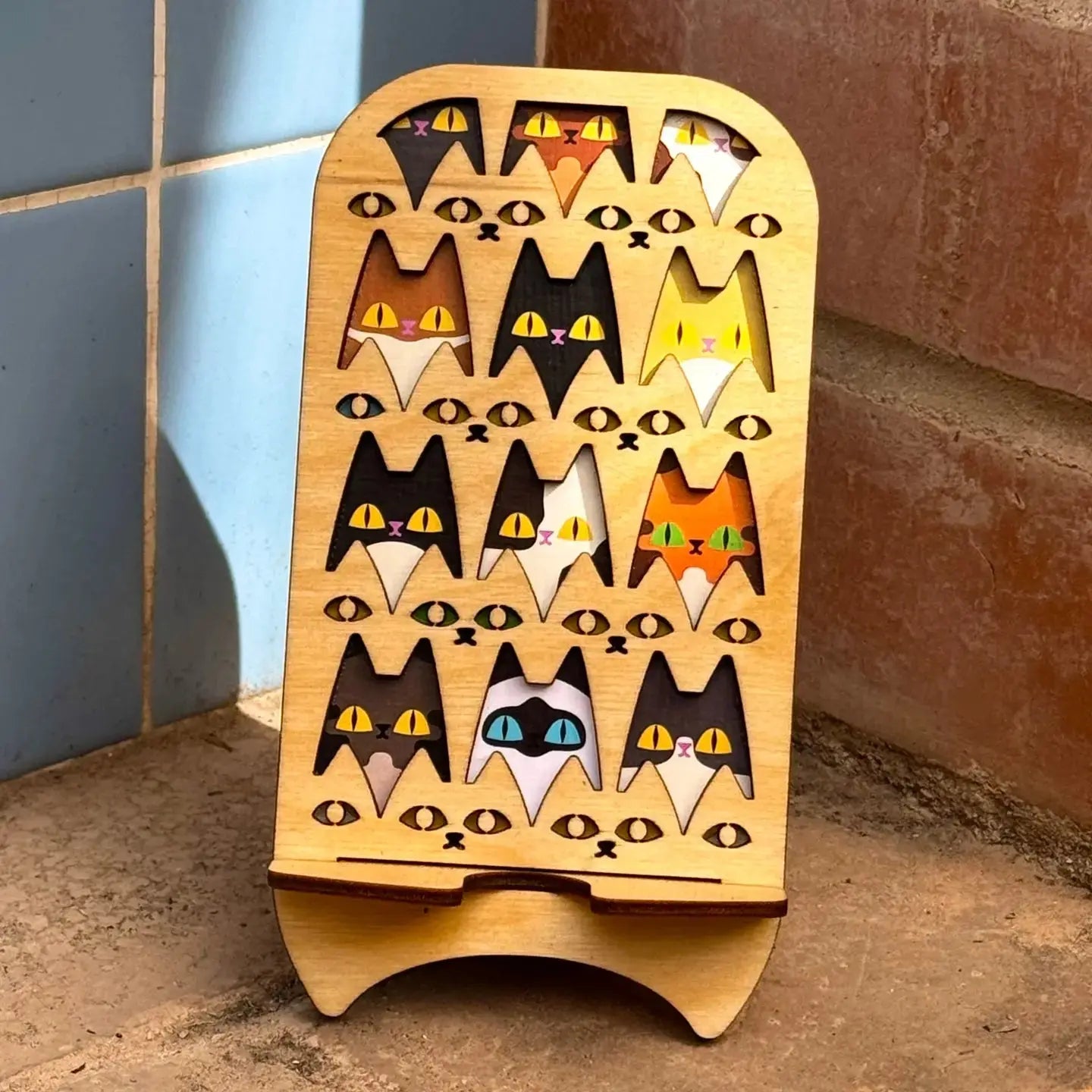 Meowsome Phone Stand by Lemonwood Lemonwood