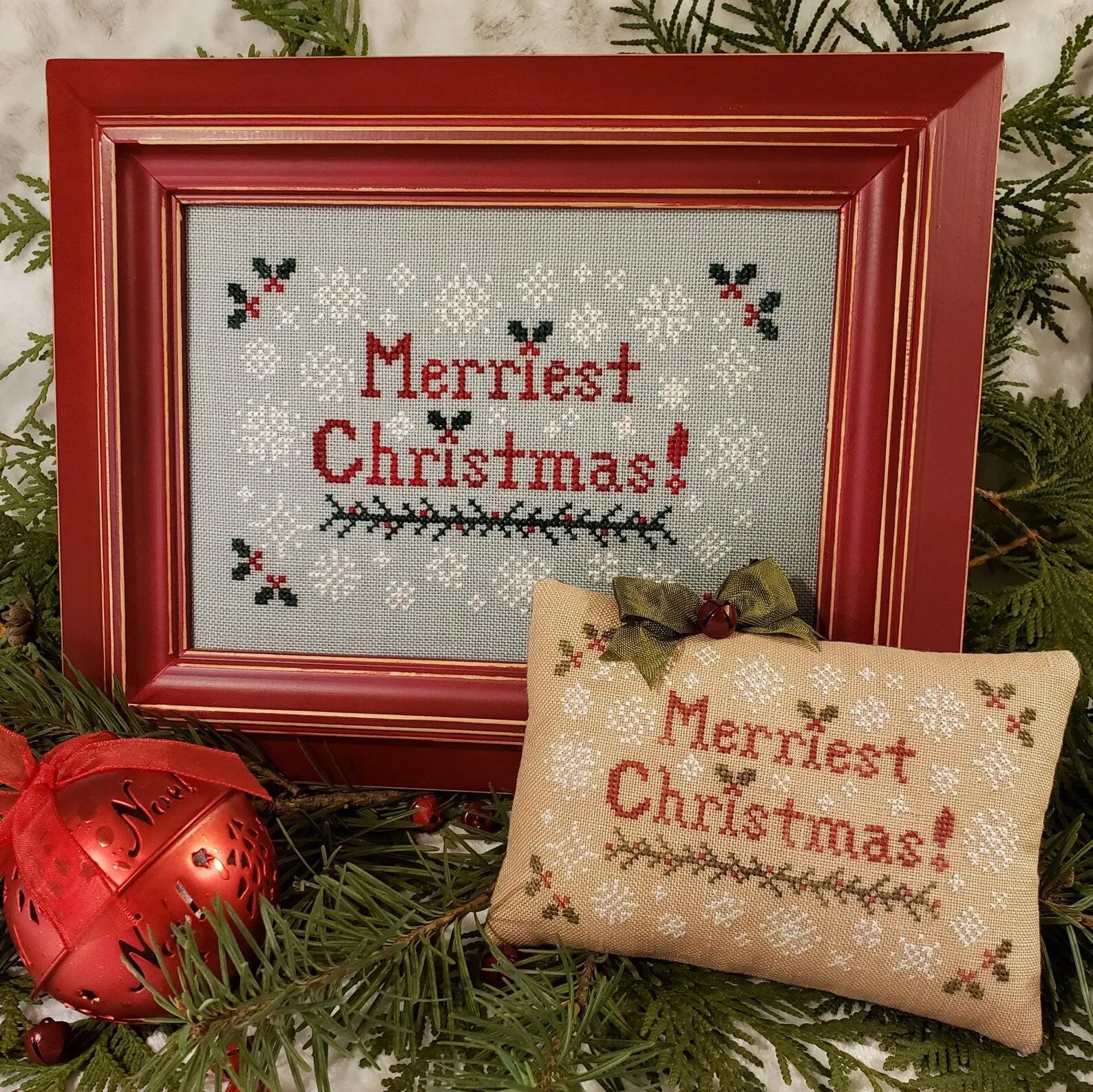 Merriest Christmas by Samplerbird Stitchery Samplerbird Stitchery