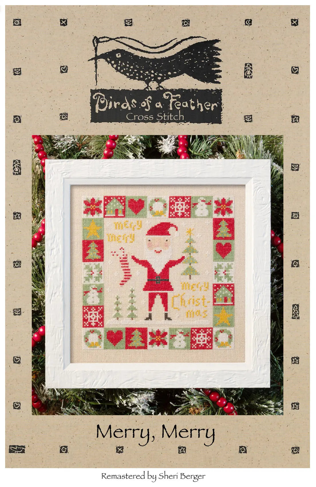 Birds of a Father  “Merry, Merry” Merry, Merry by Birds of a Feather - Colorado Cross Stitcher