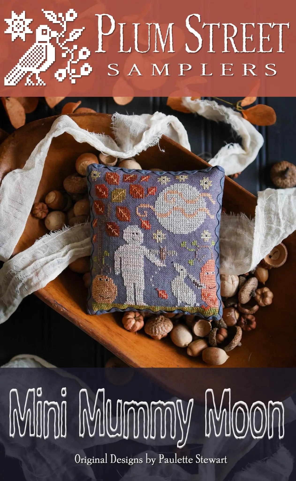 Mini Mummy Moon by Plum Street Samplers Plum Street Samplers