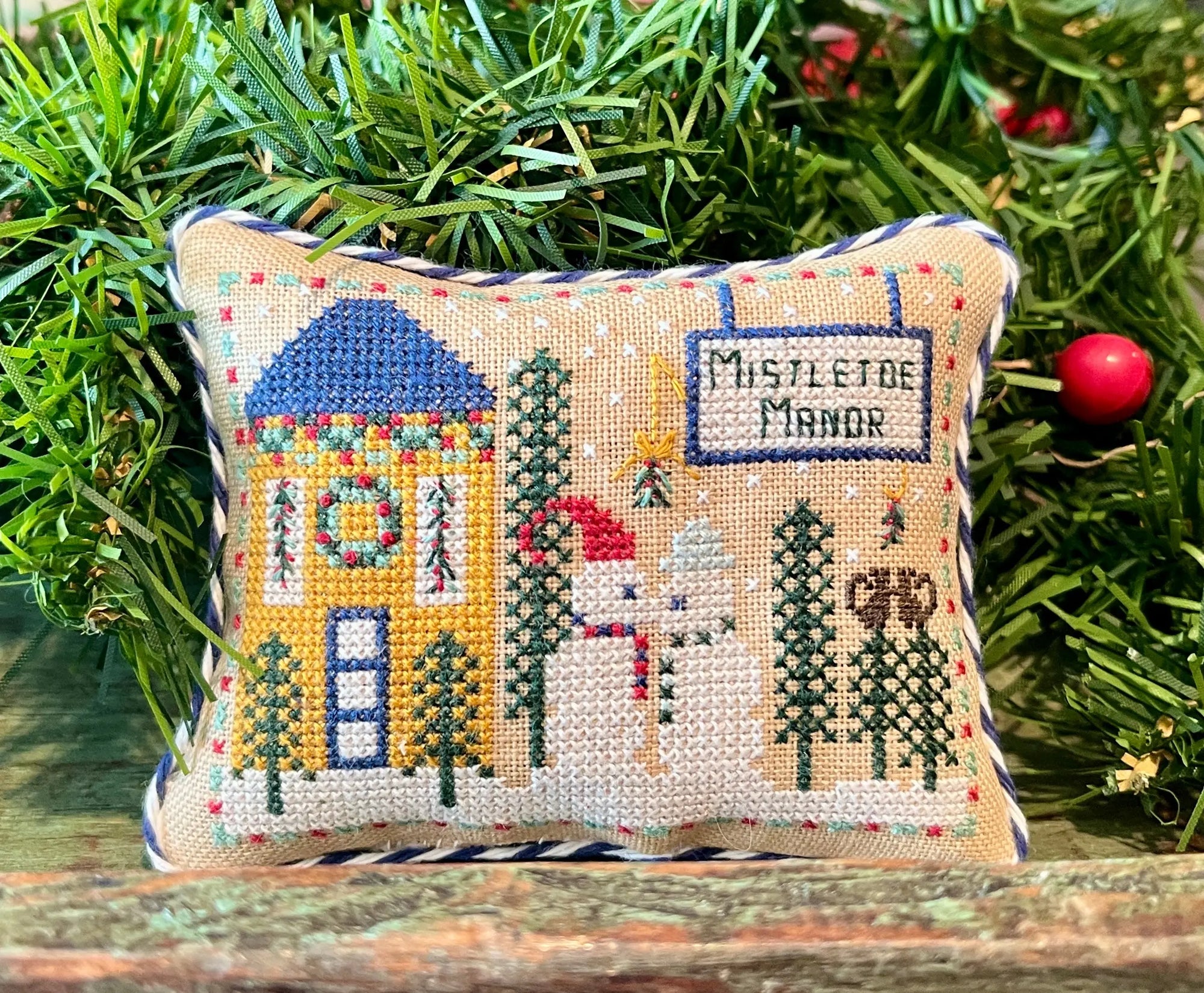 Mistletoe Manor by Colorado Cross Stitcher Colorado Cross Stitcher