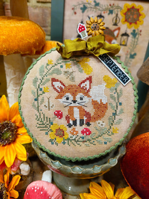 Month 9 Fox by Quaint Rose Needlearts (Pre-order) Quaint Rose Needlearts