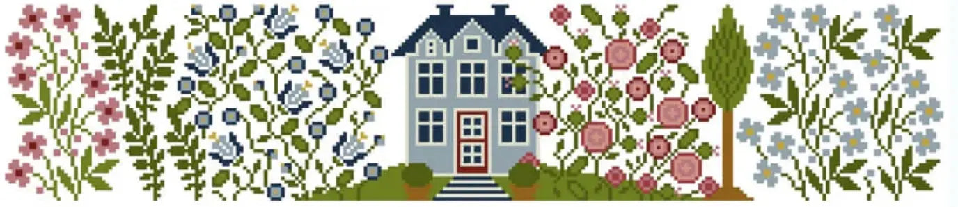 My Flower Garden by Historische Stickmuster Historische Stickmuster