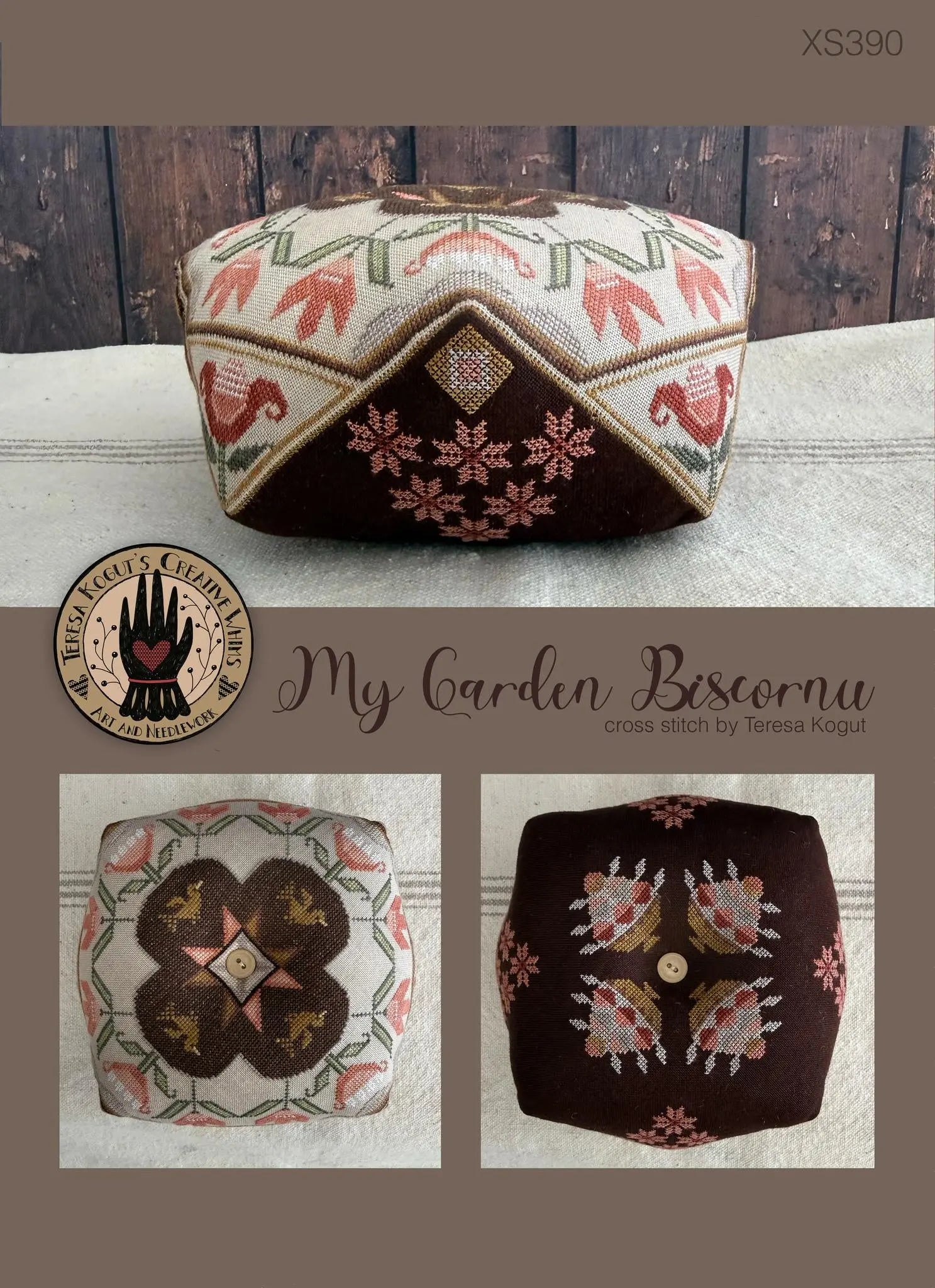 My Garden Biscornu by Teresa Kogut (Pre-order) Teresa Kogut