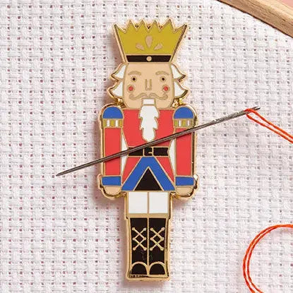 Needle Minder - Nutcracker Caterpillar Cross Stitch