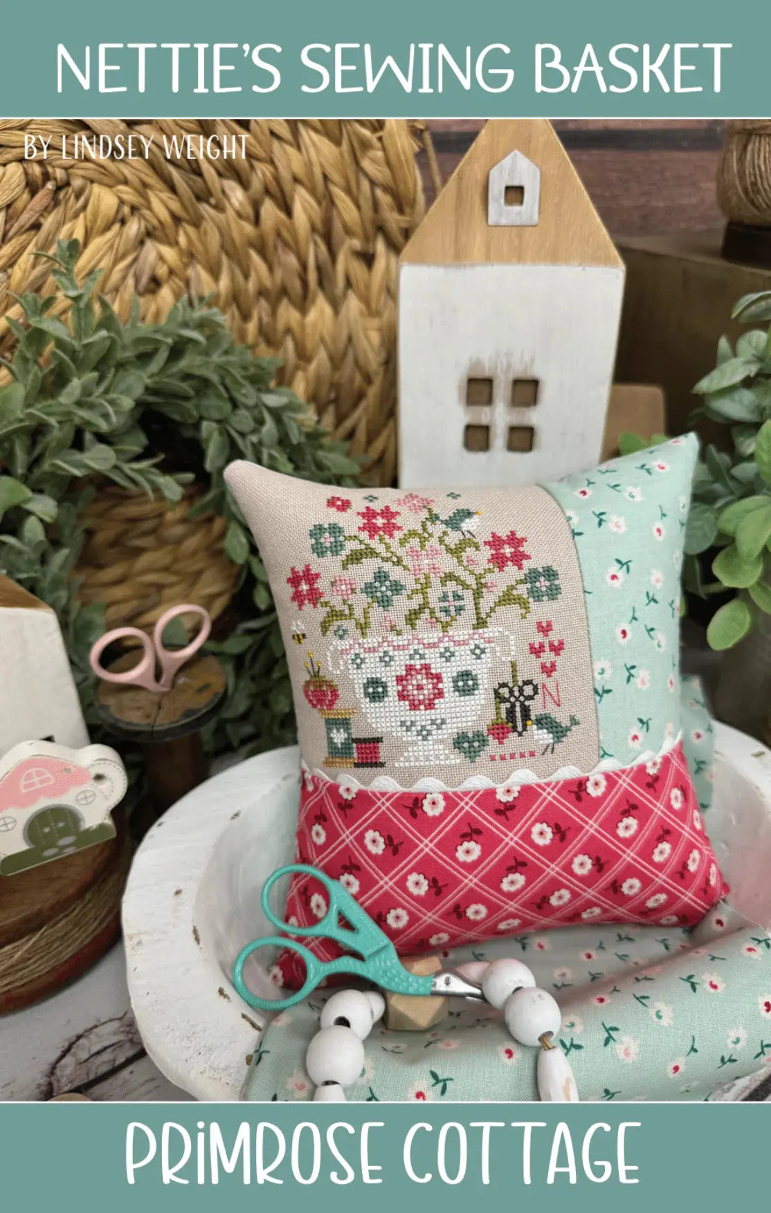 Nettie's Sewing Basket by Primrose Cottage Primrose Cottage