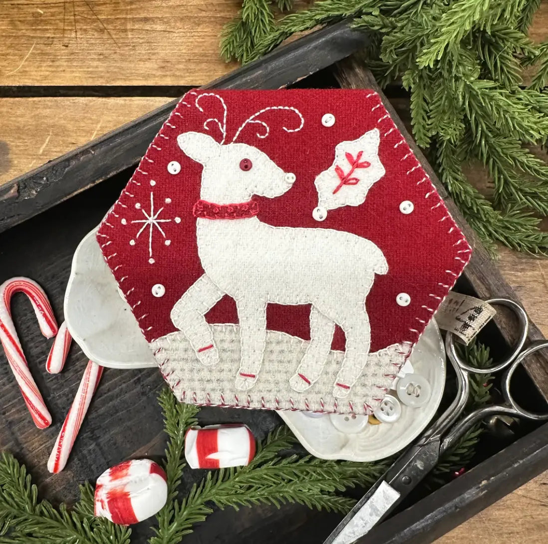 Nordic Deer Needlekeep Wool Applique by Buttermilk Basin Buttermilk Basin