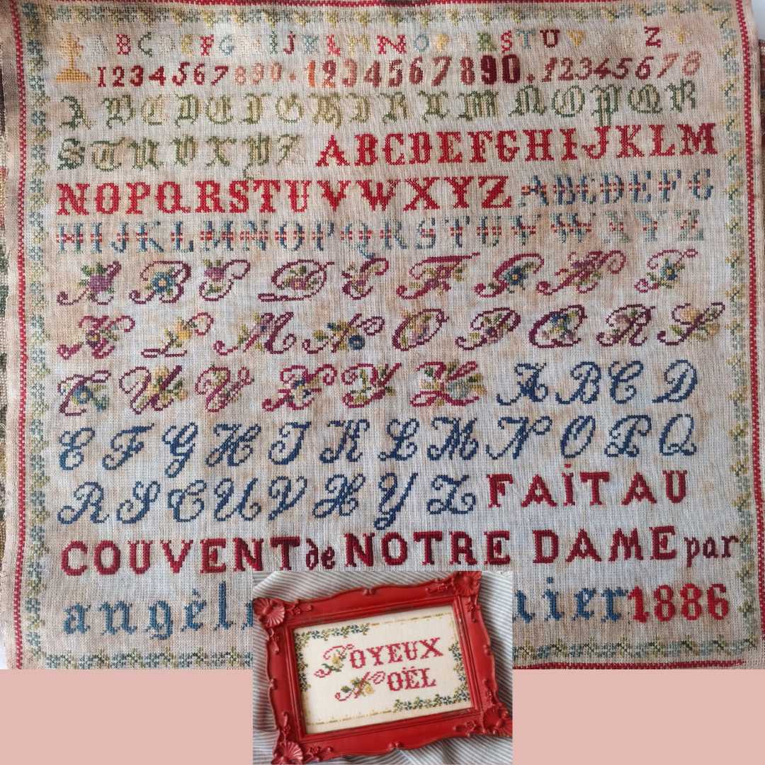 Notre Dame Alphabets & Joyeux Noel by Mojo Stitches (pre-order) Mojo Stitches