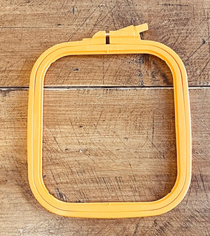 Nurge Embroidery Hoop (Size 2 - Small) Orange Nurge