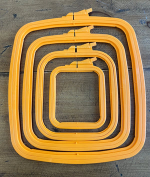 Nurge Embroidery Hoop (Size 2 - Small) Orange Nurge