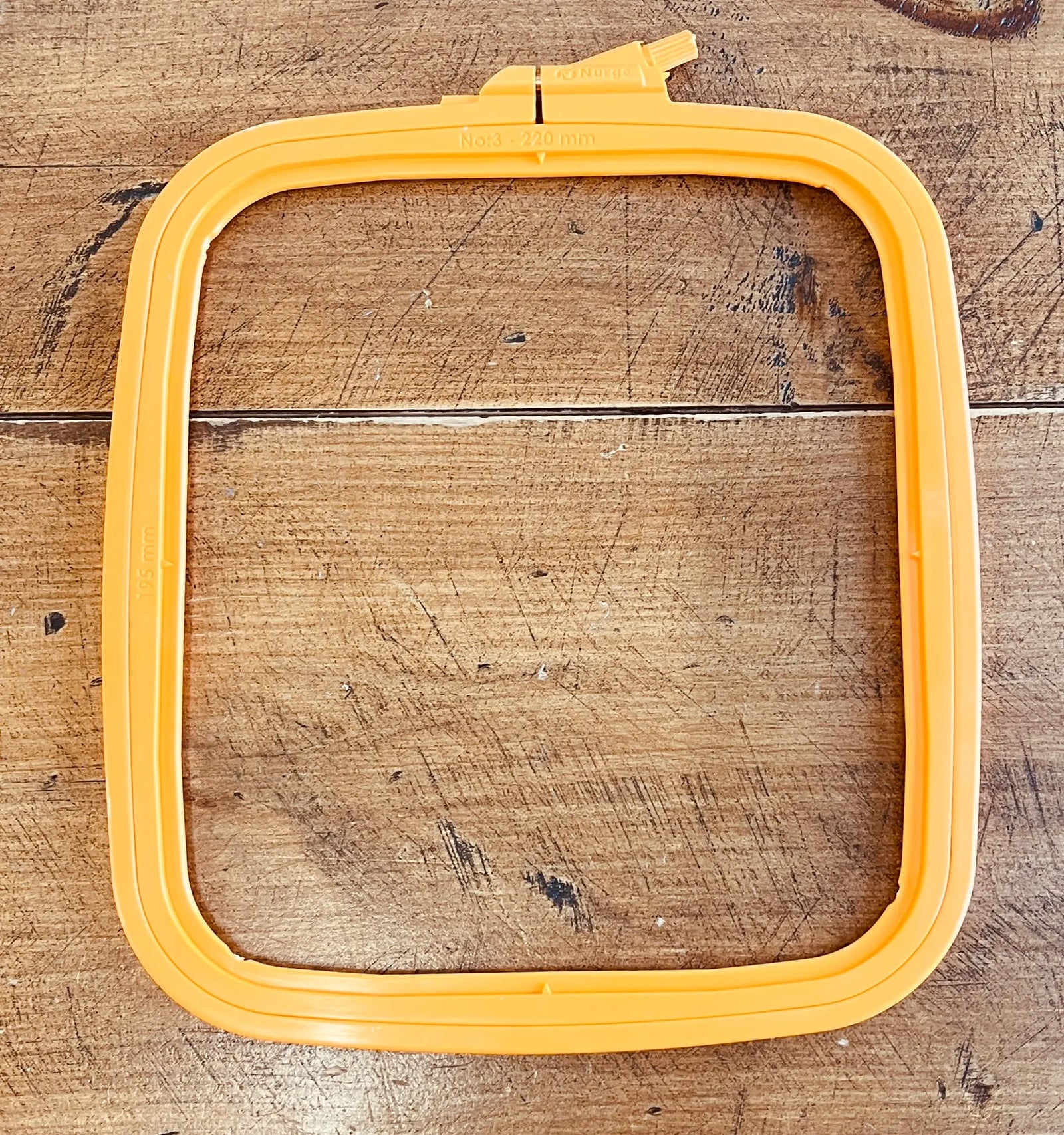 Nurge Embroidery Hoop (Size 3 - Medium) Orange Nurge