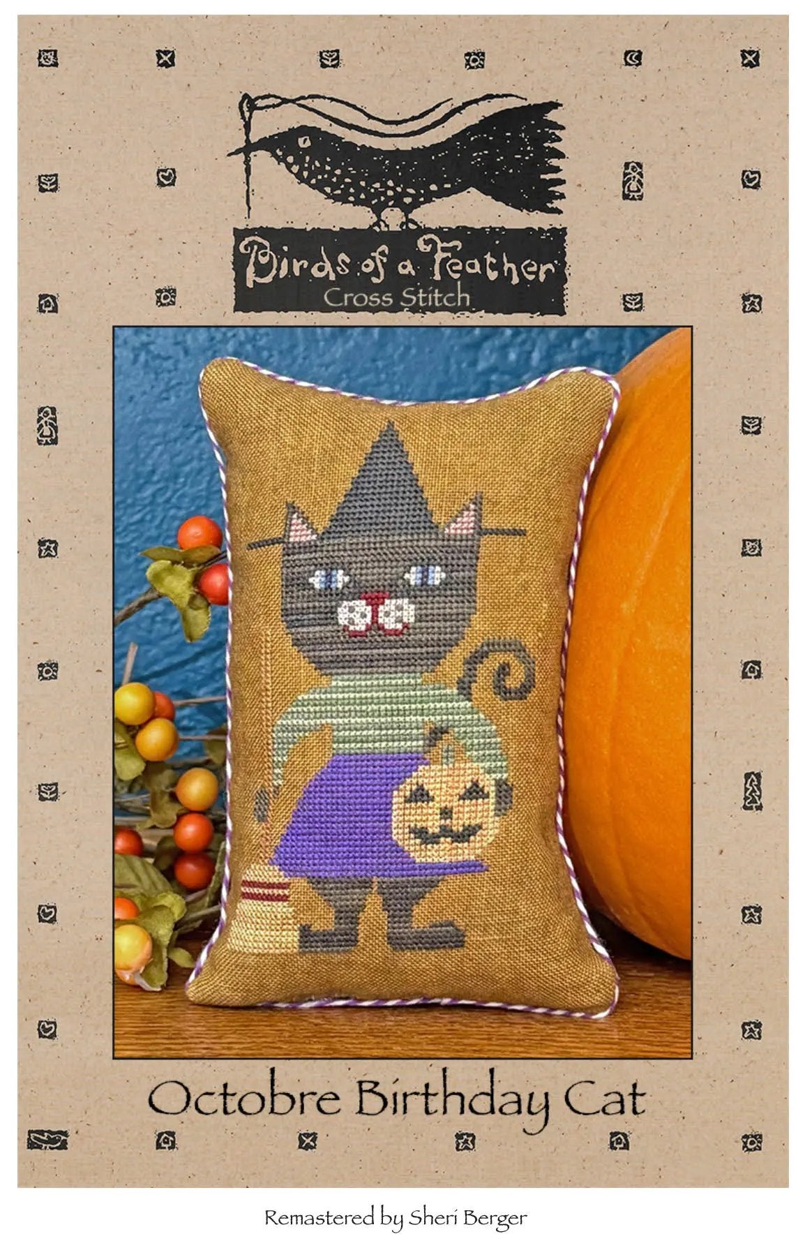 Octobre Birthday Cat by Birds of a Feather Birds of a Feather