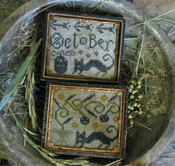 Old Black Cat & Friends by Pineberry Lane Pineberry Lane