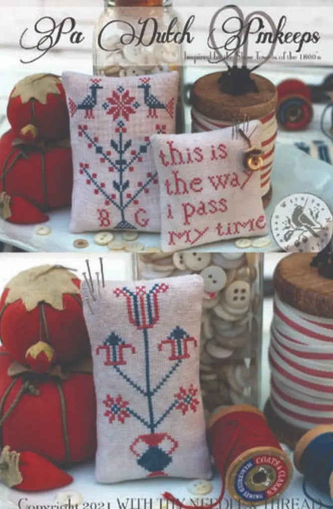 PA Dutch Pinkeeps Trio by With Thy Needle & Thread With Thy Needle & Thread