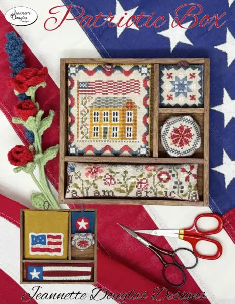 Patriotic Box by Jeannette Douglas Designs - Colorado Cross Stitcher